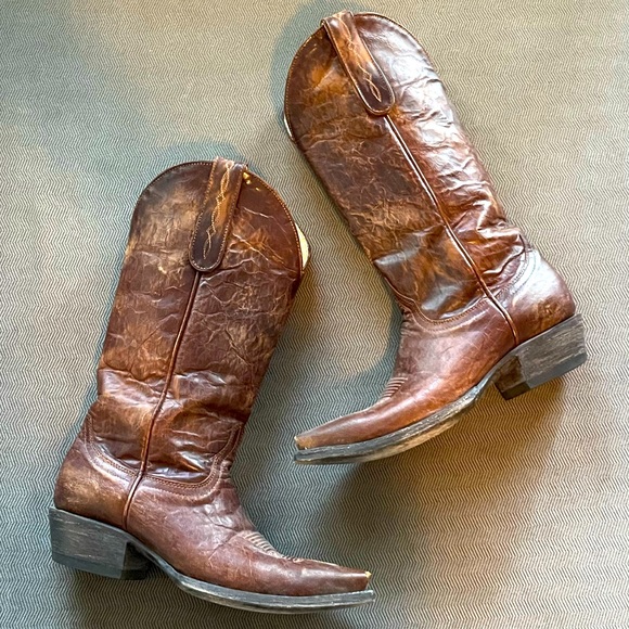 Idyllwind Distressed Leather Cowboy Boots - Picture 3 of 6